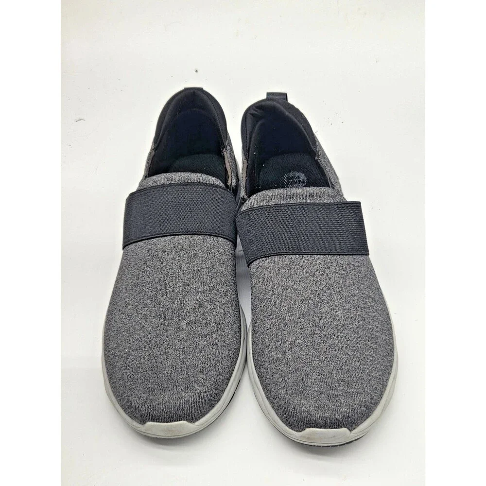 Ryka Shoes Faye Size 10 Gray Slip On Sneakers Comfort Shoes